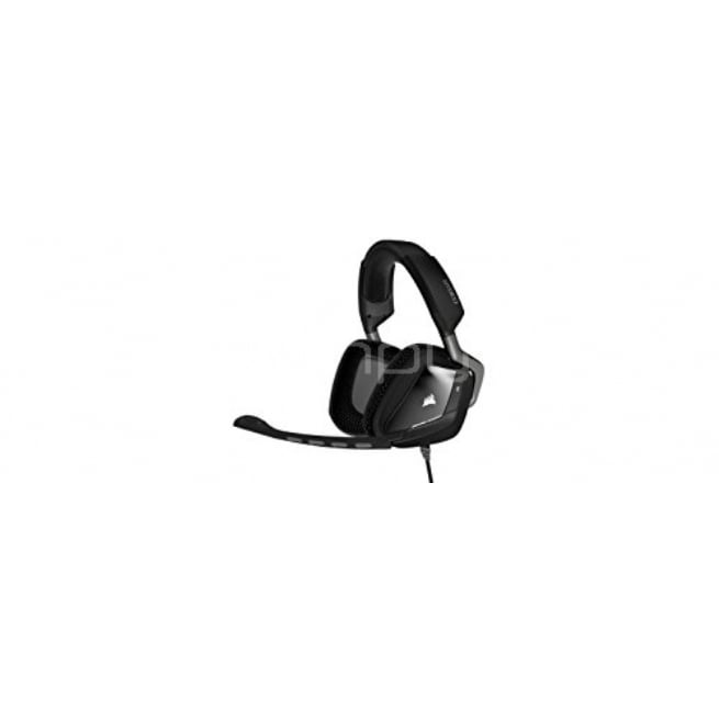 Audífonos Gamer Corsair VOID con Sonido 7,1 (Micrófono - USB - Negro/Metal)