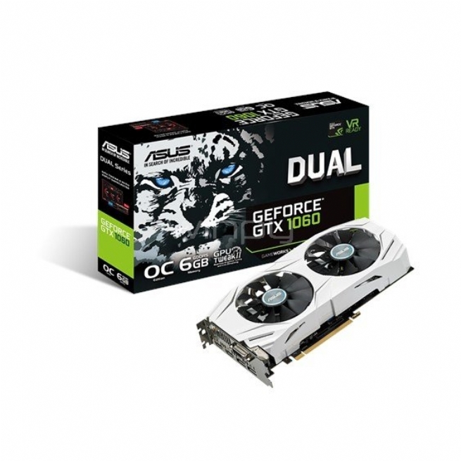 Asus NVIDIA GeForce GTX 1060 6 GB (Dual-GTX1060-O6G)