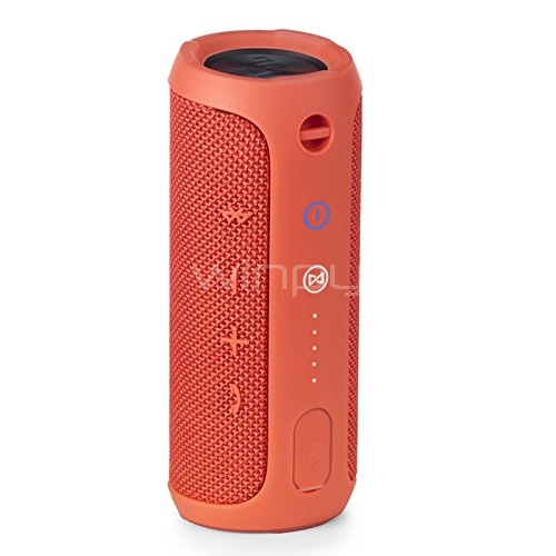 Parlante portátil JBL Flip 3, (Bluetooth, Micro USB, color naranja