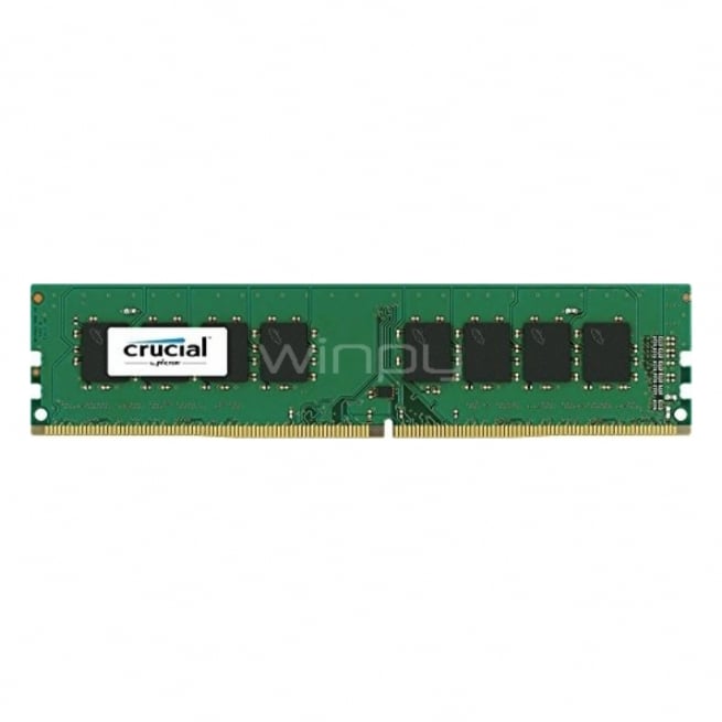 Memoria RAM Crucial, 8 GB  Single DDR4 2133 MT/s
