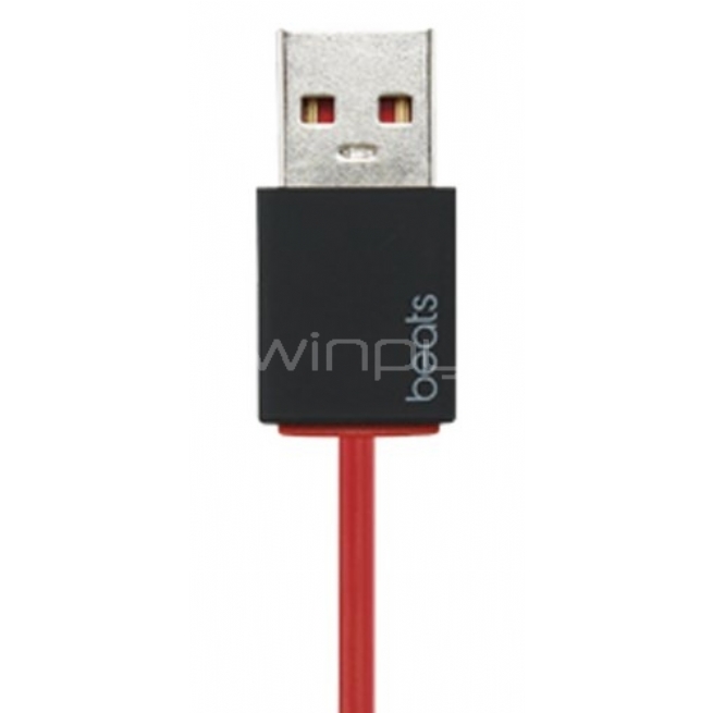 Cable USB-MicroUSB Beats Rojo