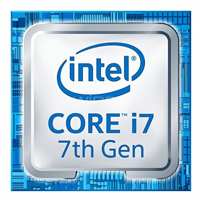 Procesador Intel Core i7-7700 Kaby Lake (LGA1151, 3.6 GHz hasta 4.2 GHz, 4 Cores)