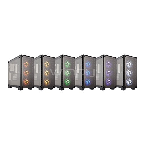 Gabinete Corsair ATX Crystal Series 460X RGB (CC-9011101-WW)