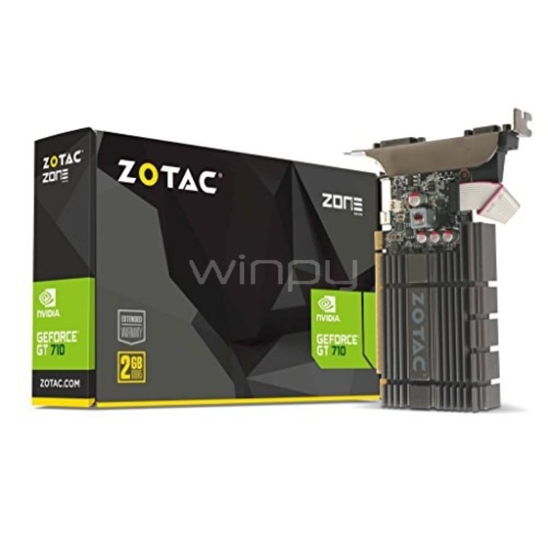Tarjeta de Video Zotac GeForce GT 710 Zone Edition - 2GB GDDR5