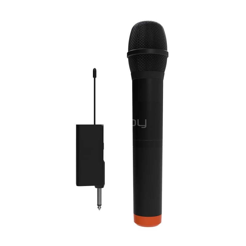 Micrófono Xtech Bi-Direccional Inalámbrico (RF de hasta 25mts, Negro)
