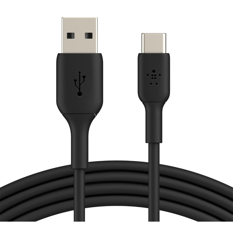 Cable Belkin de USB a USB-C (2 Metros, Negro)