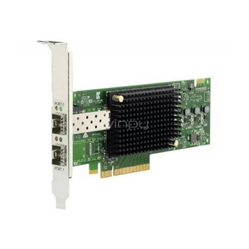 Adaptador Lenovo Emulex Gen 6 Bus de Host (16Gb Fibre Channel x 2, PCIe 3.0 x8, Perfil Bajo)