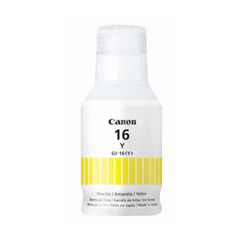 Botella de Tinta Canon GI-16 para MAXIFY GX7010 (Amarillo, 70 ml)
