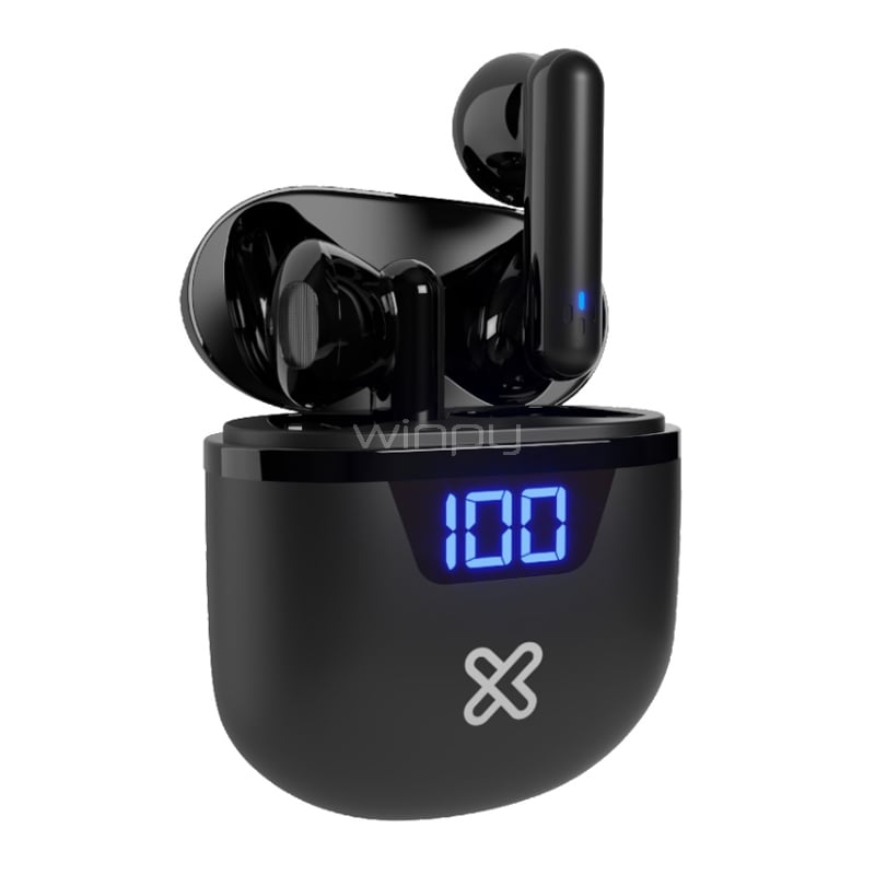 Auriculares Klip Xtreme Touchbuds TWS (Bluetooth, Negro)