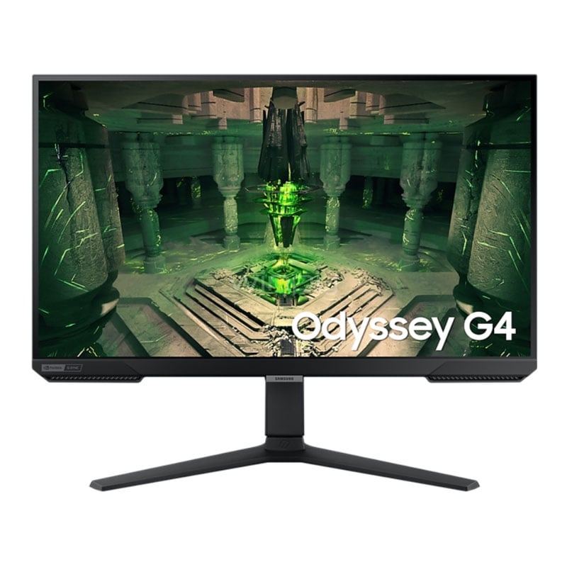 Monitor Gamer Samsung Odyssey G4 de 25“ (IPS, Full HD, 240Hz, 1ms, D-Port+HDMI, FreeSync)