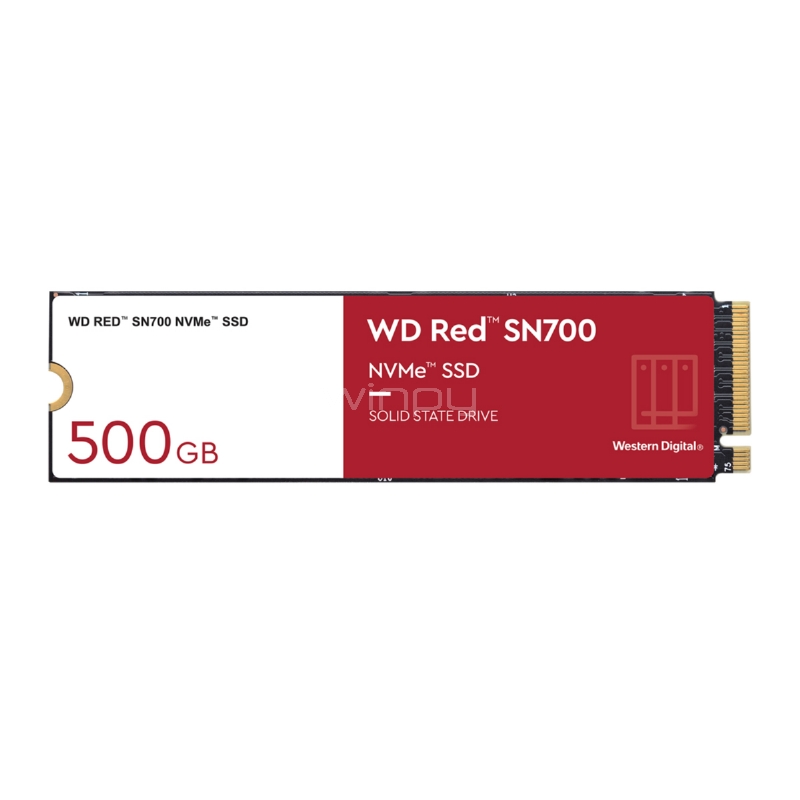 Unidad de Estado Sólido Western Digital RED SN700 de 500GB (M.2 NVMe, PCIe Gen3)