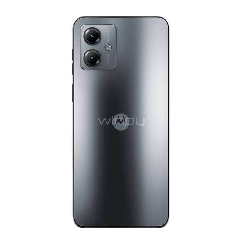 Celular Motorola Moto G14 de 6.5“ (OctaCore, 4GB RAM, 128GB Internos, Gris Acero)