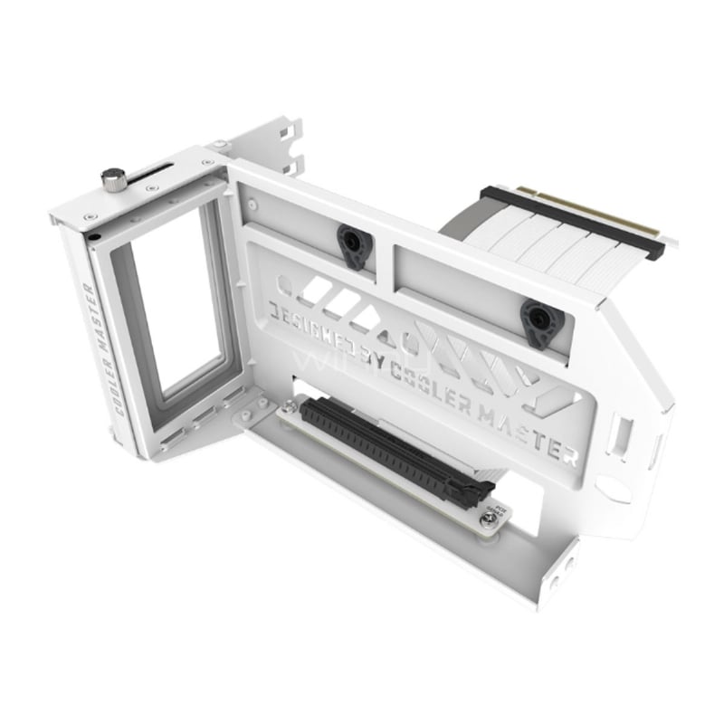 Kit Soporte Vertical Tarjeta de Video Cooler Master V3 (Cable PCIe de 16.5cm, Blanco)
