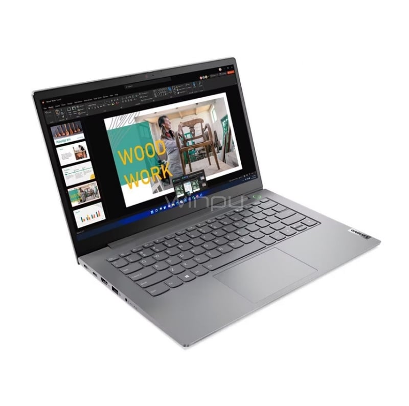 Notebook Lenovo ThinkBook 14 G4 de 14“ (i7-1255U, 16GB DDR4, 512GB SSD, Win11 Pro)