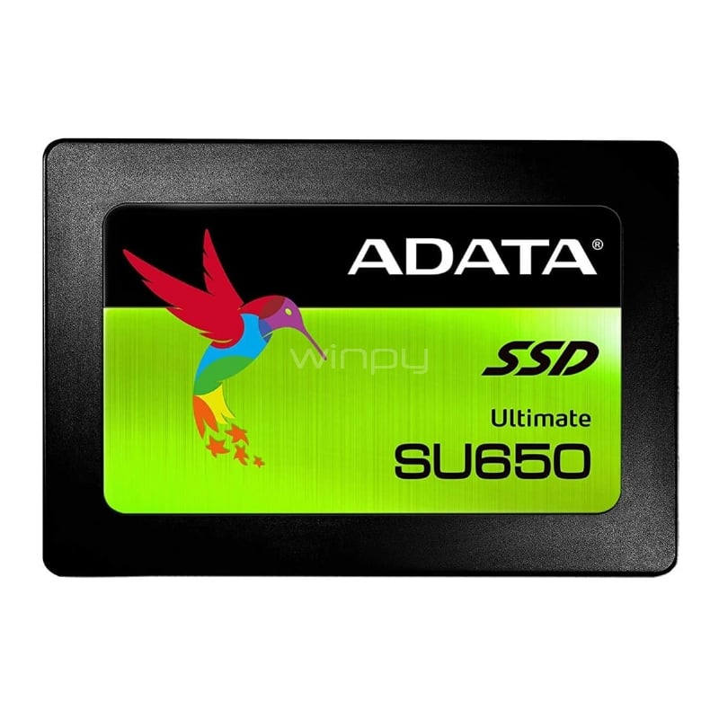 Disco SSD A-DATA Ultimate SU650 de 480GB (2.5“, SATA, 3D NAND)