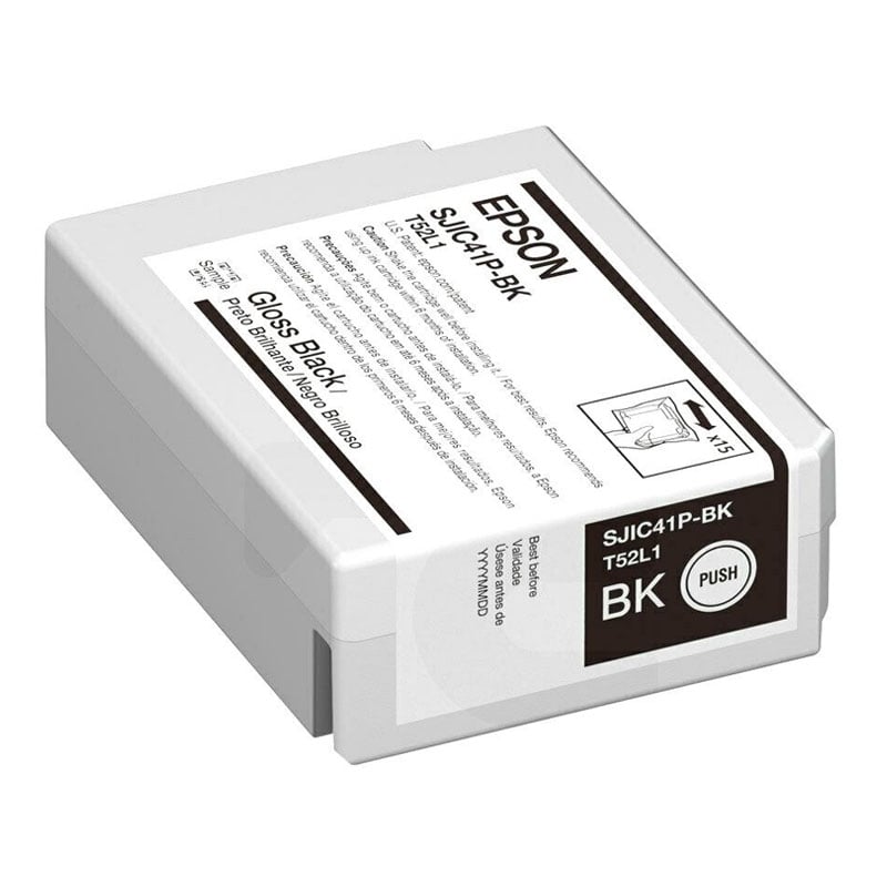 Cartucho de Tinta Epson SJIC41P para ColorWorks C4000 (Negro)