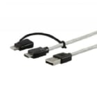 Cable General Electric USB a MicroUSB/Lighting (1.8 metros)