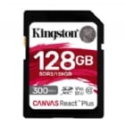Tarjeta SD Kingston Canvas React Plus de 128GB (V90, UHS-II U3, Class10)
