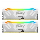 Memoria RAM Kingston Fury Renegade RGB White de 32GB (2x16GB, DDR5, 6000MHz, CL32, DIMM)