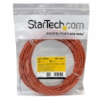 Cable de Red 10.6m Categoría Cat6 UTP RJ45 Gigabit Ethernet ETL - Patch Moldeado - Naranja - StarTech