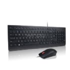 Kit de teclado y mouse Lenovo Essential (USB, Negro, Español)