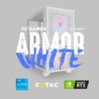 Computador Gamer Armor Pro White (i5-14600KF, RTX 3080 Ti, 32GB DDR4, 1TB NVMe, FreeDOS)