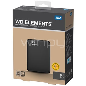 Disco duro externo portátil WD Elements, 