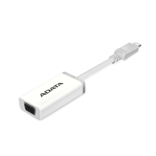 Adaptador de USB-C a VGA AData - Blanco
