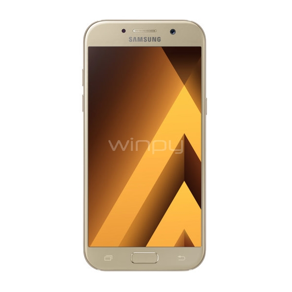 Celular Samsung Galaxy A5 2017 (LTE, 3GB RAM, 32GB, Amoled 5,2 FHD, Android, Dorado)