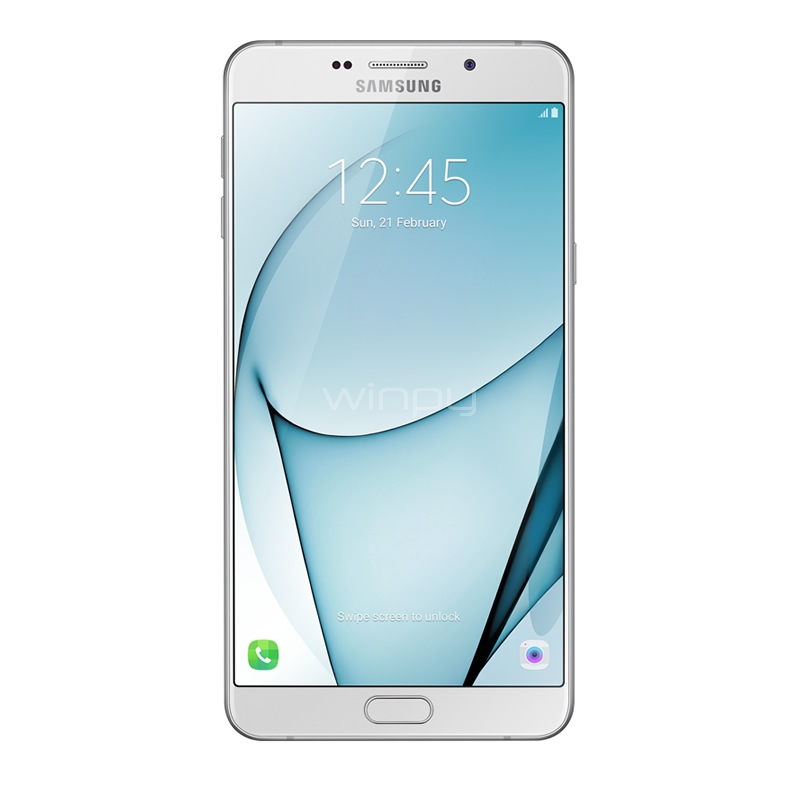 Celular Samsung Galaxy A9 Pro 2016 (LTE, 4GB RAM, 32GB, Amoled 6,0 FHD, Android, Blanco)