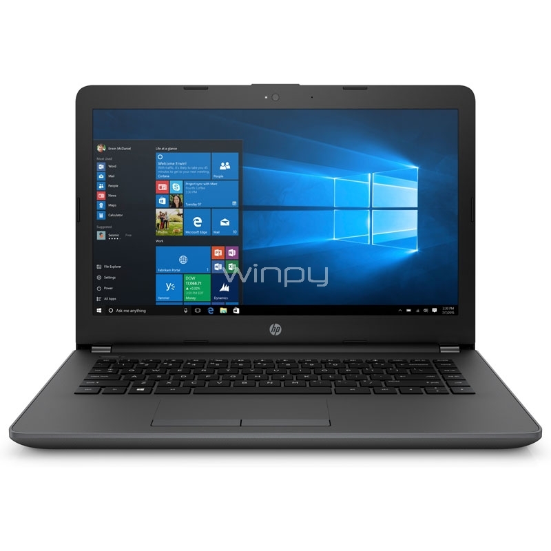 Notebook HP 240 G6 (i3-6006U, 4GB DDR4, 1TB HDD, Pantalla 14, Win10Pro)