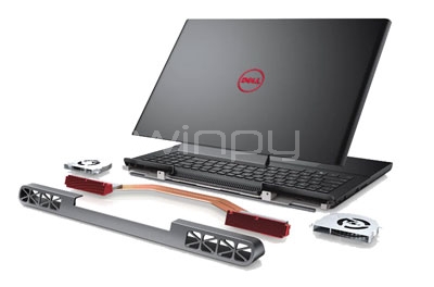 Notebook Gamer Dell Inspiron 7567 (i7-7700HQ, GTX1050 Ti, 8GB DDR4, 128SSD+1TB, Pantalla 15,6)