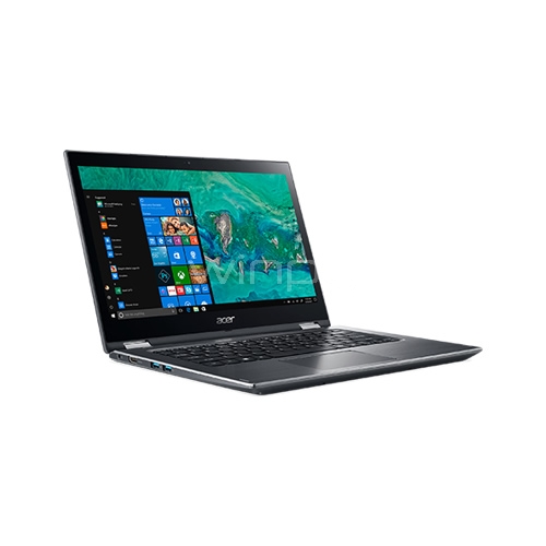 Notebook Acer Spin 3 - SP314-51-54DL (i5-8520u, 4GB RAM, 1TB HDD, Pantalla Touch 14, Win10, Steel Gray)