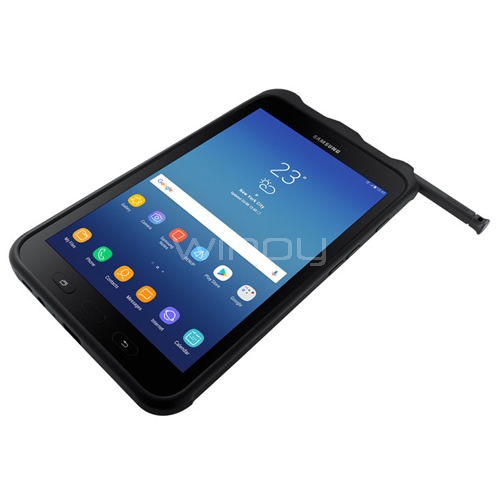 Tablet Samsung Galaxy Tab Active 2 LTE de 8 pulgadas (Octa-Core, 3GB RAM, 4G LTE, Incluye S Pen, Negra)