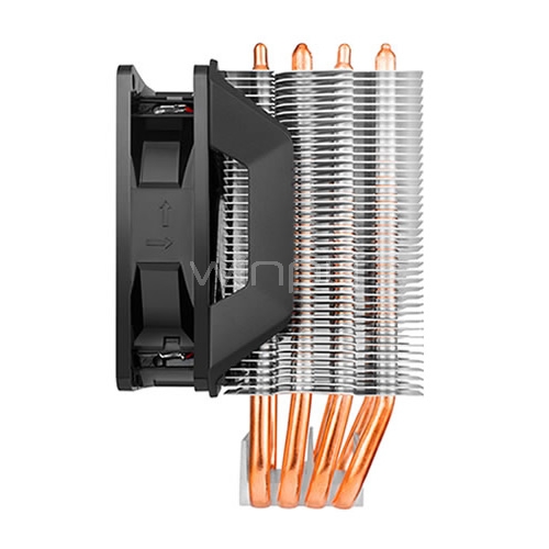 Disipador Cooler Master Hyper H411R (Intel-AMD, LED White, Compacto)
