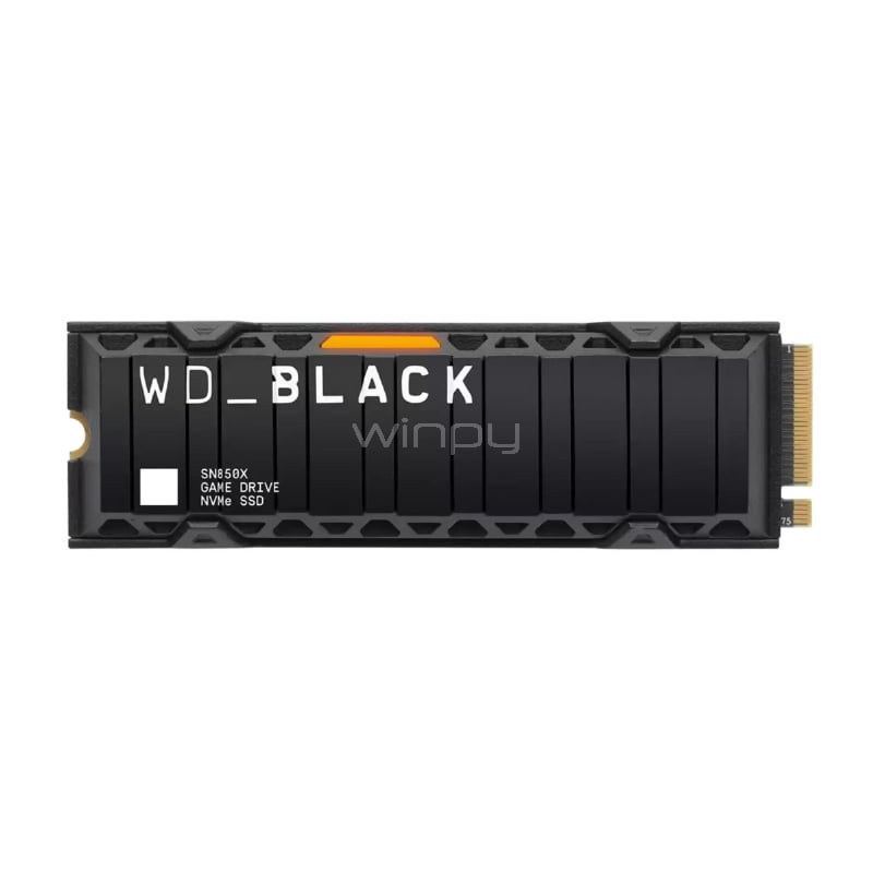 Unidad de Estado Sólido Western Digital Black SN850X de 2TB (NVMe, M.2 2280, PCIe Gen4)