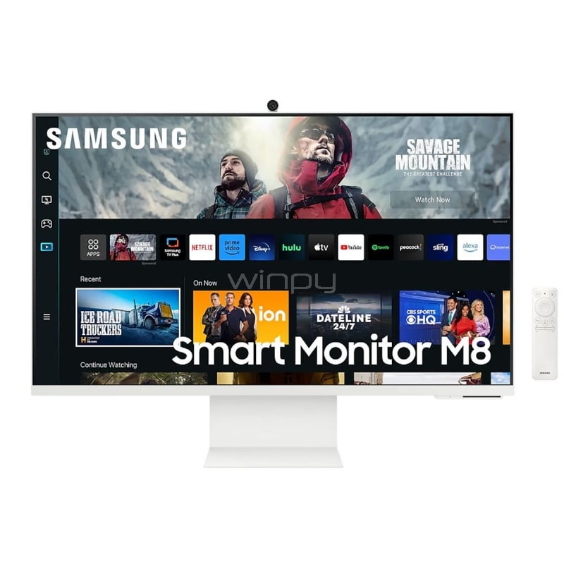 Monitor TV Samsung Smart M8 de 32“ (VA, 4K, HDR10+, HDMI/Wi-Fi, Vesa, OS Tizen)