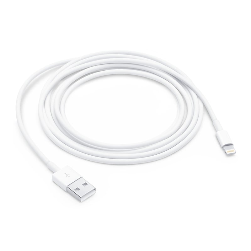 Cable Apple de Lightning a USB (2 mts)