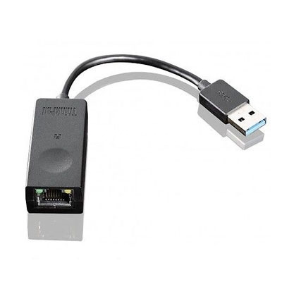 Adaptador Lenovo - USB 3.0 a Ethernet (RJ-45, 1000 Mbit/s), negro