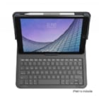 Funda con teclado en Inglés Zagg Messenger Folio 2 para iPad de 10.2“