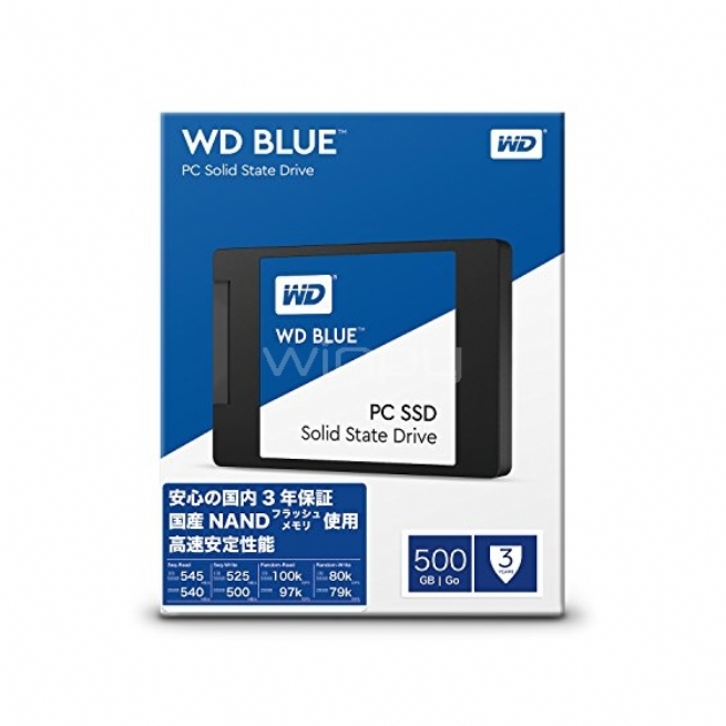 Disco duro sólido de 500GB Western Digital | WDS500G1B0A