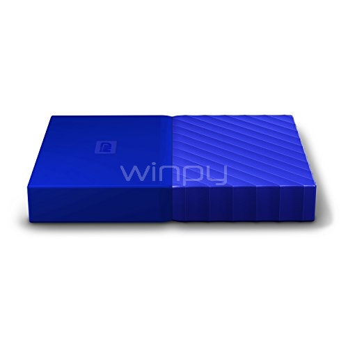 Disco duro portátil Western Digital My Passport de 1TB (USB 3.0, Azul)