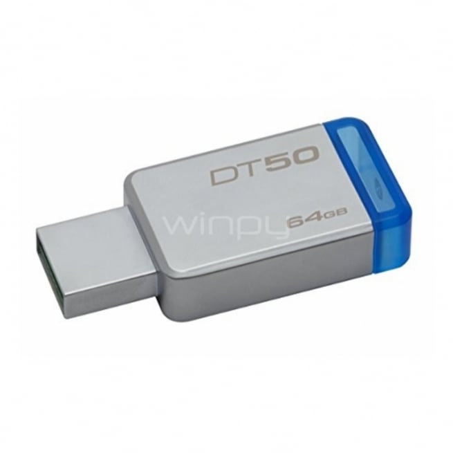 Pendrive Kingston DataTraveler 64GB USB 3.0 tipo llave