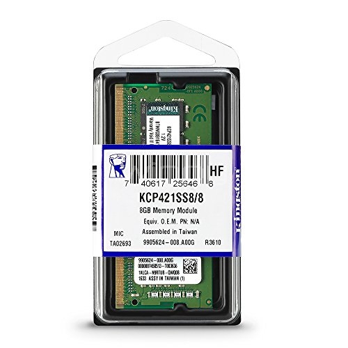 Memoria 8GB para notebook Kingston 2133MHz DDR4 | KCP421SS8/8