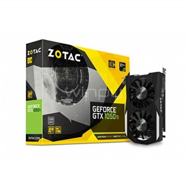 Zotac NVIDIA GeForce GTX 1050 Ti OC Edition 4GB | ZT-P10510B-10L