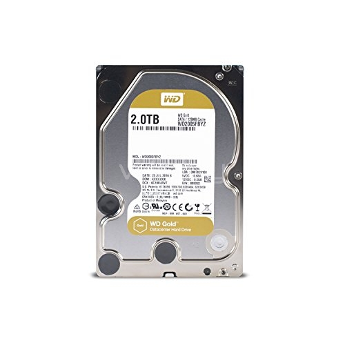 Disco Duro Western Digital Gold de 2TB (SATA, 7200rpm, Cache 128mb, Formato 3.5“)