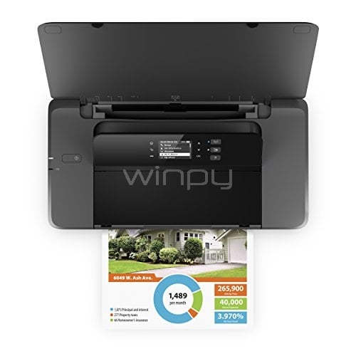 Impresora Portátil HP OfficeJet 200 Wireless (Color, 10 ppm, 1200dpi, WiFi/USB)