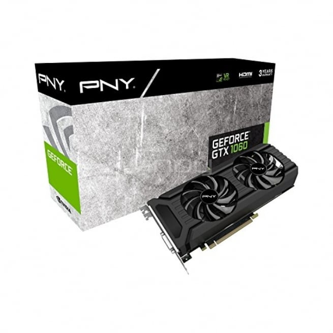 Tarjeta gráfica PNY NVIDIA GeForce GTX 1060 - 6GB GDDR5