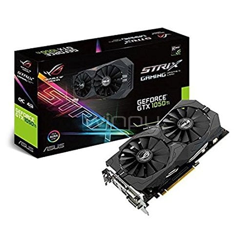 Tarjeta de Video ASUS ROG Strix GeForce GTX 1050 Ti OC 4GB GDDR5