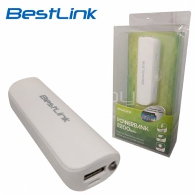 Powerbank portable 2200 mAh blanca (BL-PB2200W)